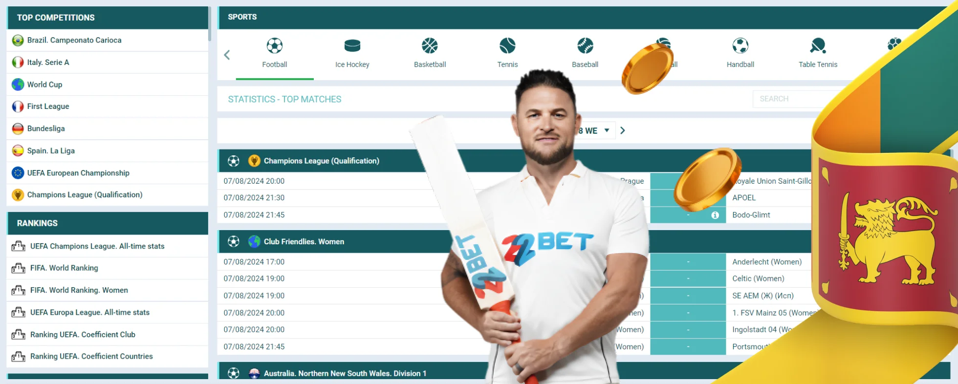 22Bet Website